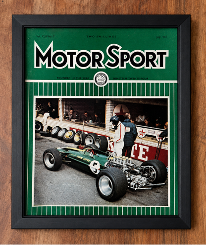 Motorsport 1967 French Grand Prix cover print