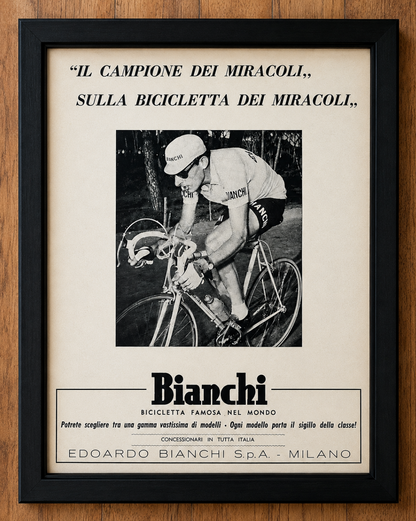 Giro d'italia Magazine Bianchi Fausto Coppi artwork 1963