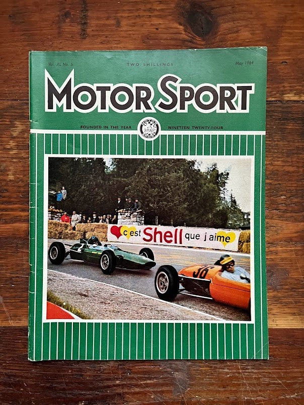 Motorsport 1964 French Grand Prix cover print