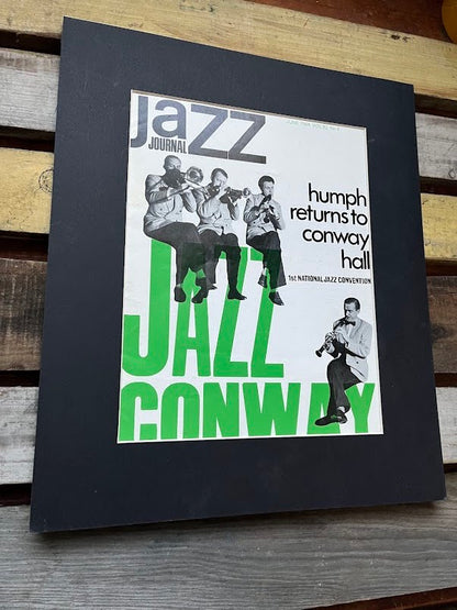 Vintage Jazz Journal Magazine cover Artwork - Jazz Conway Hall 1969