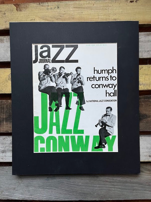 Vintage Jazz Journal Magazine cover Artwork - Jazz Conway Hall 1969