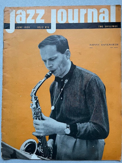 Vintage Jazz Journal Magazine cover Artwork - Johnny Dankworth 1959