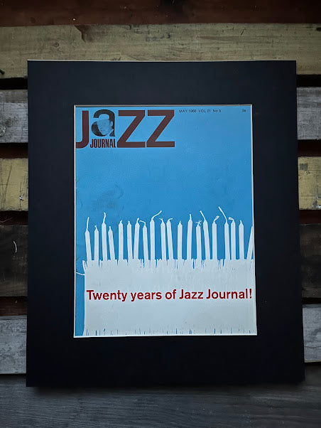 Vintage Jazz Journal Magazine cover Artwork -1968