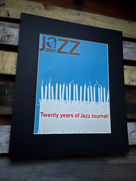 Vintage Jazz Journal Magazine cover Artwork -1968