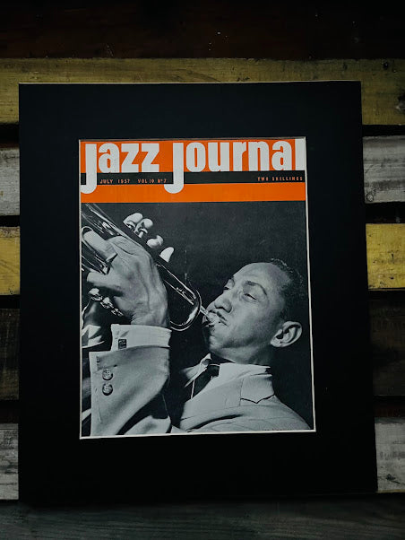 Vintage Jazz Journal Magazine cover Artwork - Joe Newman 1957