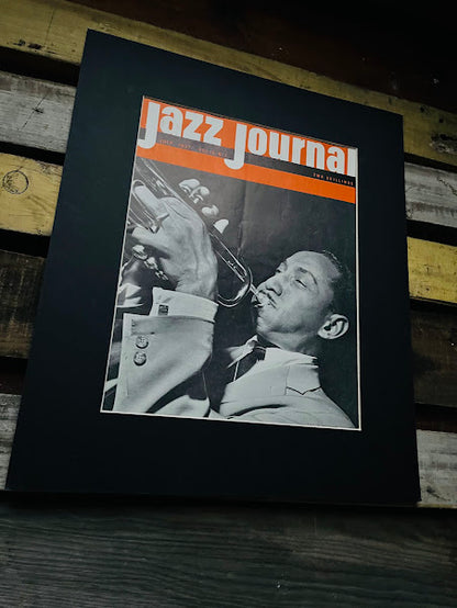 Vintage Jazz Journal Magazine cover Artwork - Joe Newman 1957