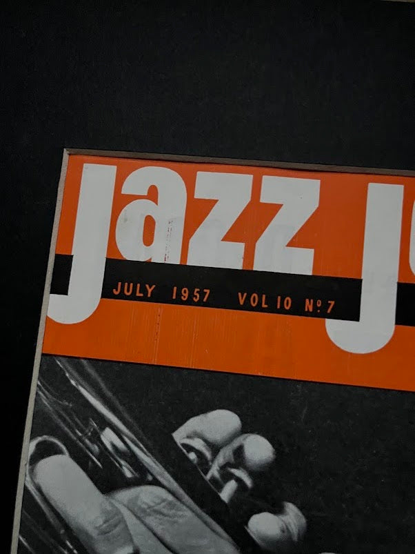 Vintage Jazz Journal Magazine cover Artwork - Joe Newman 1957