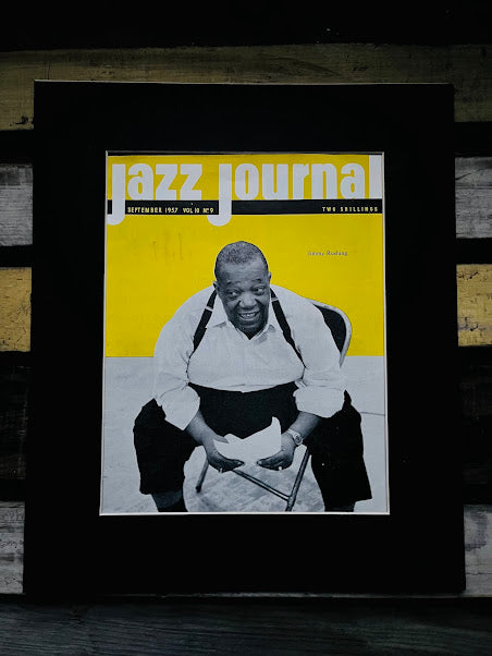 Vintage Jazz Journal Magazine cover Artwork - Jack Rushing 1958