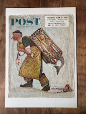 Norman Rockwell - Saturday evening post 1955 original magazine cover