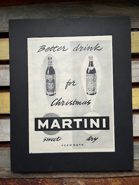 Vintage Advertisement - Martini Vermouth, 1950