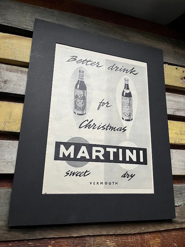 Vintage Advertisement - Martini Vermouth, 1950