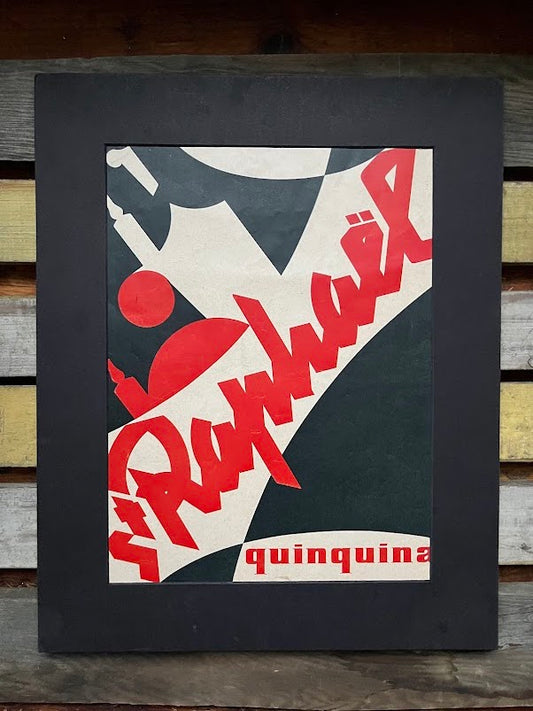 Vintage Advertising Print - Quinquina Vermouth, St Raphael, France, 1953