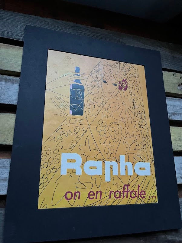 Vintage St Raphael 'Rapha' Advertising Print - Quinquina Vermouth Charles Loupot 1959