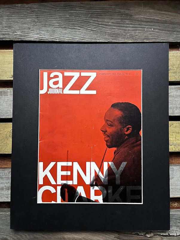 Vintage Jazz Journal Magazine cover Artwork - Kenny Clarke 1969