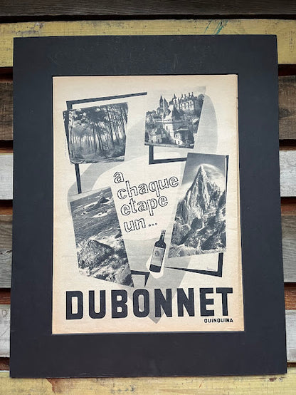 Vintage Dubonnet Tour de France vintage advertisement  - 1950s