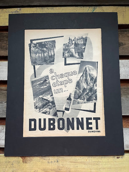 Vintage Dubonnet Tour de France vintage advertisement  - 1950s