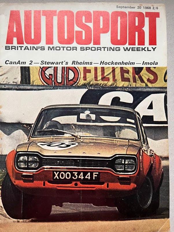 Ford Escort MK1 Mexico original magazine artwork 1968