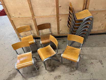 Esavian Children’s Stacking School Chair by James Leonard, 1950s Height 40cm