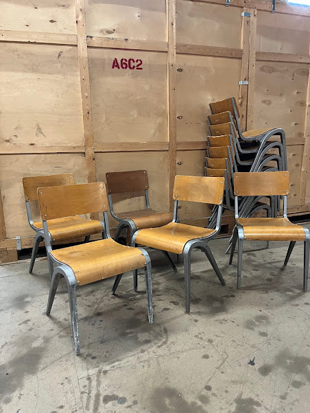 Esavian Children’s Stacking School Chair by James Leonard, 1950s Height 40cm