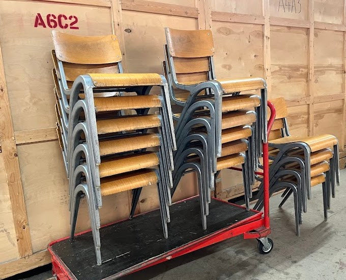 Esavian Children’s Stacking School Chair by James Leonard, 1950s Height 40cm