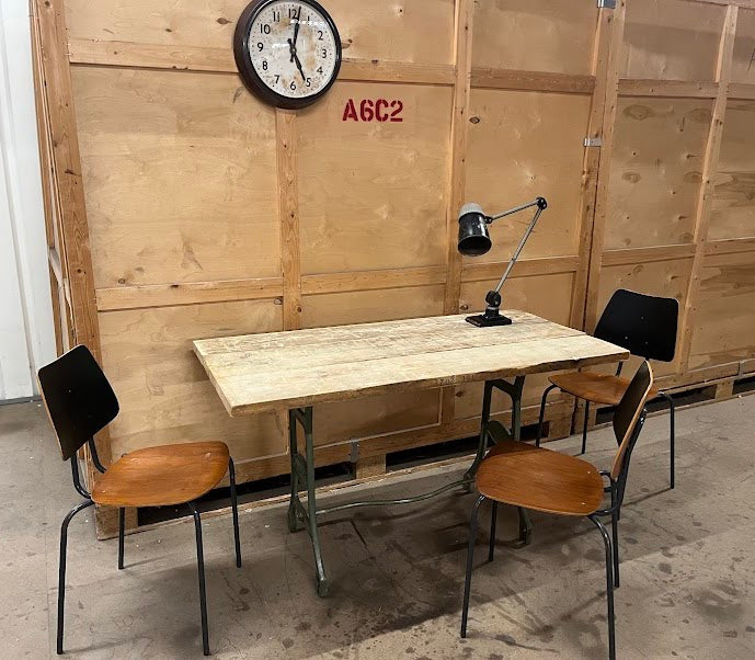 Industrial desk / table - Original with reclaimed top.