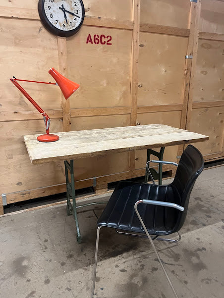 Industrial desk / table - Original with reclaimed top.