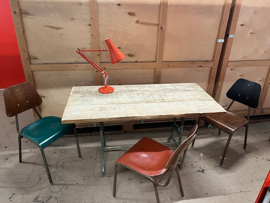 Industrial desk / table - Original with reclaimed top.