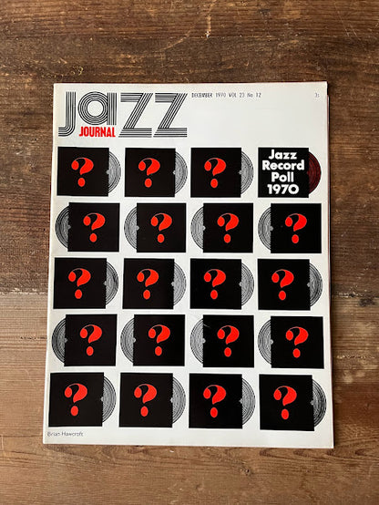 Vintage Jazz magazine artwork 1970