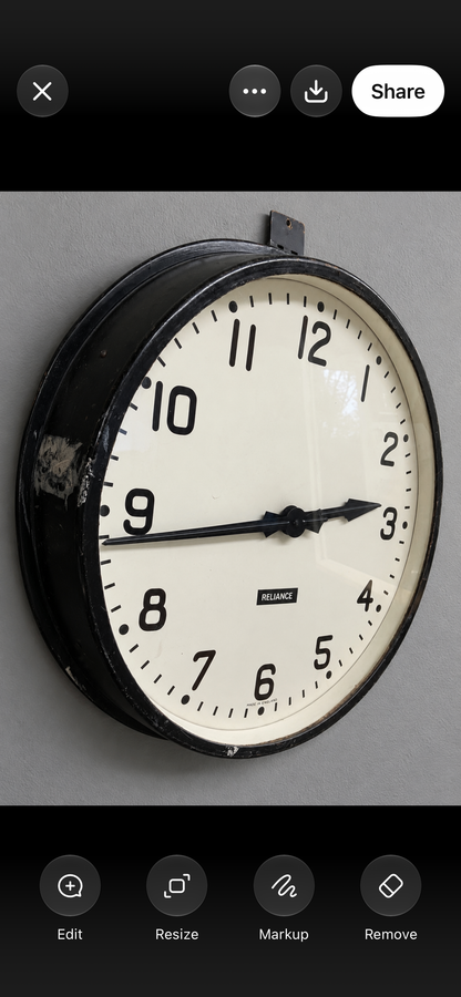 Smiths sectric Station clock - restored