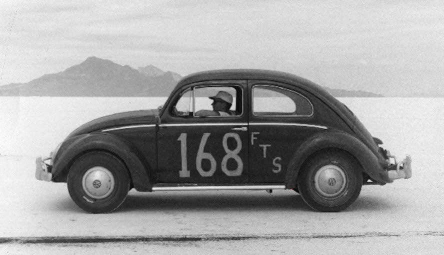 Vintage 1950s VW Beetle Salt flats racer