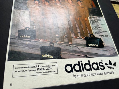 Vintage Adidas Sonolor Cycling team advertisement 1975 print