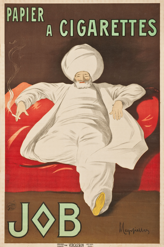 JOB Papier Cigarettes poster - Leonetto Cappiello. c1912