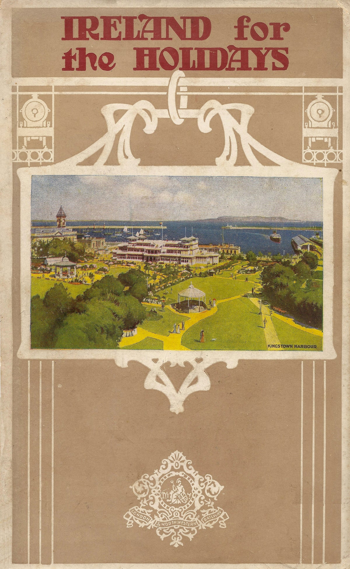 Ireland for the Holidays - Kingstown Harbour 1911 Poster
