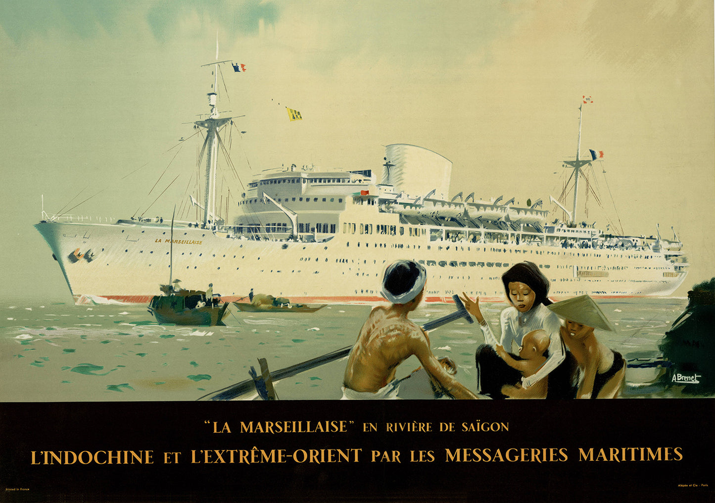 La Marseillaise vintage french poster c1949