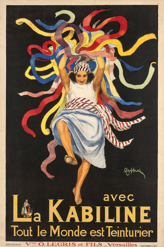 La Kabiline advertising poster by Leonetto Cappiello. c1920