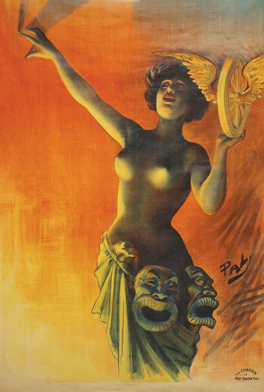 Vintage french poster -Liberty cycles by Pal