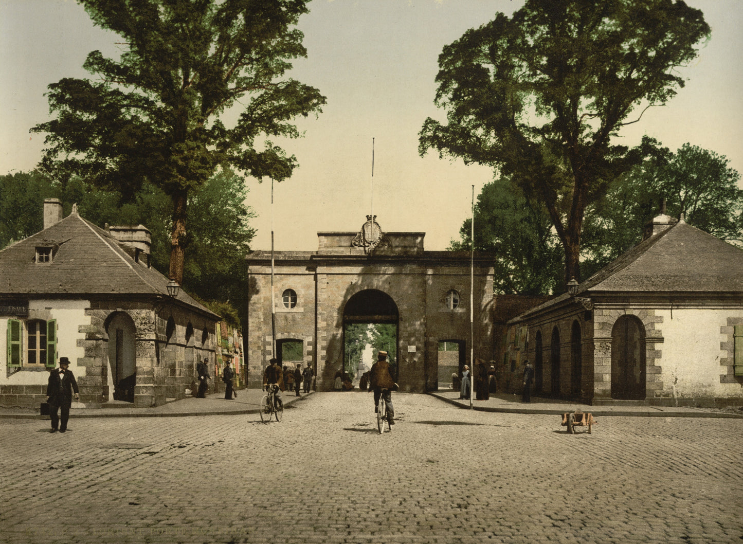 Marbihan Gate, Lorient.c1800s vintage poster