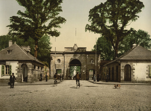 Marbihan Gate, Lorient.c1800s vintage poster