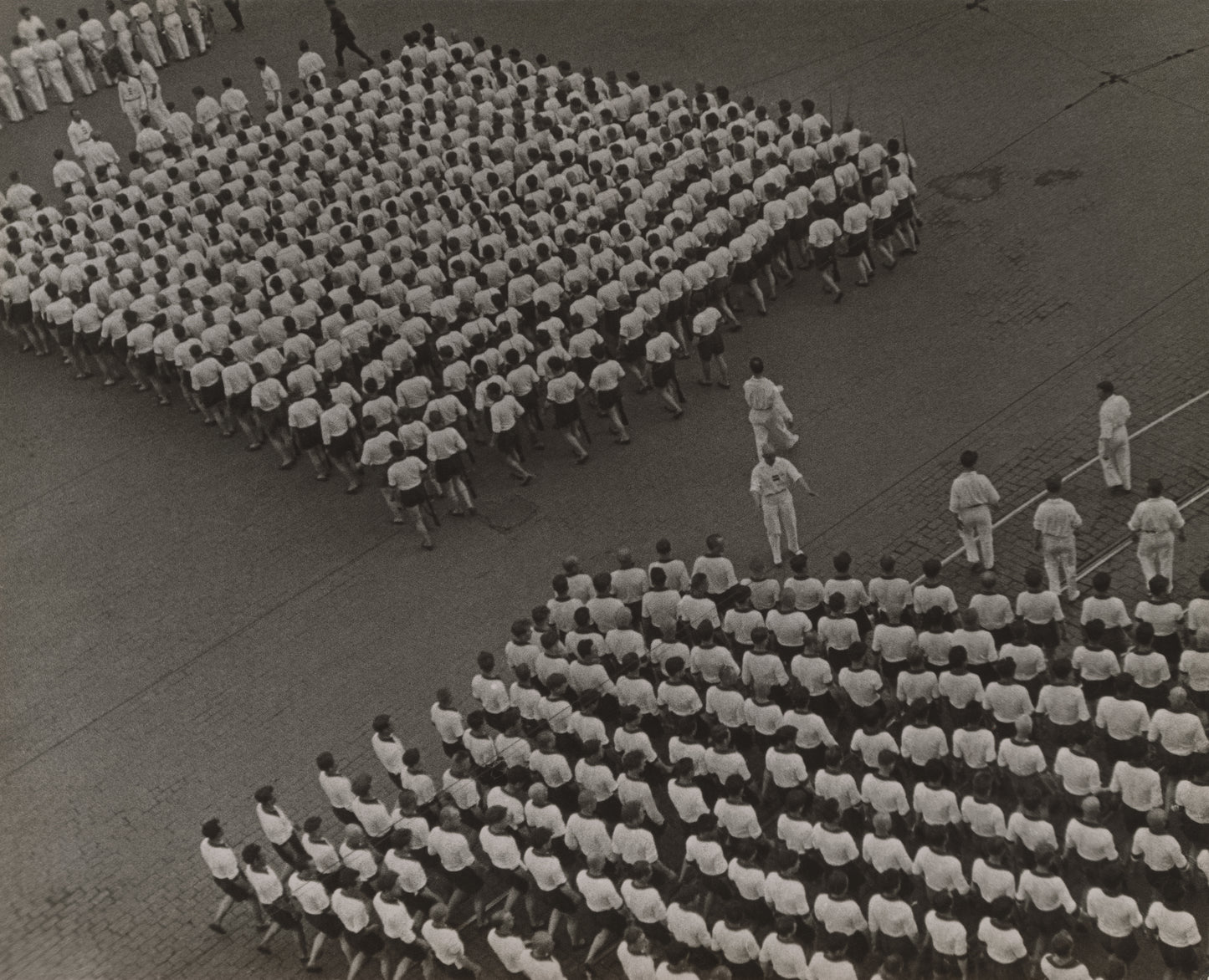 Alexander Rodchenko poster - Marching column of the dynamo Sports Club c1932