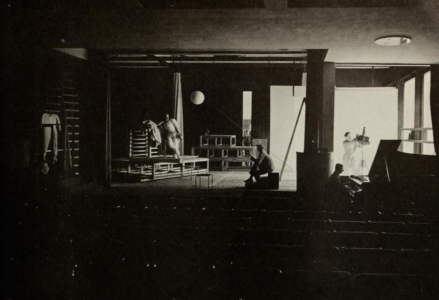 Oskar Schlemmer poster - Metaphysical Theatre - Bauhaus c1920