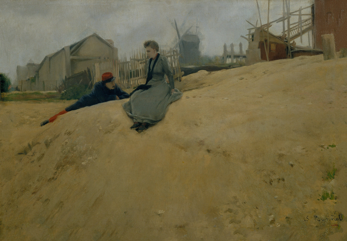 Santiago Rusinol On Campaign c1891
