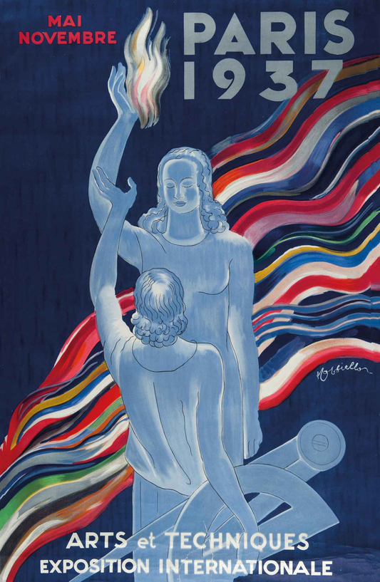 Paris International Exhibition 1937 poster - Leonetto Cappiello.