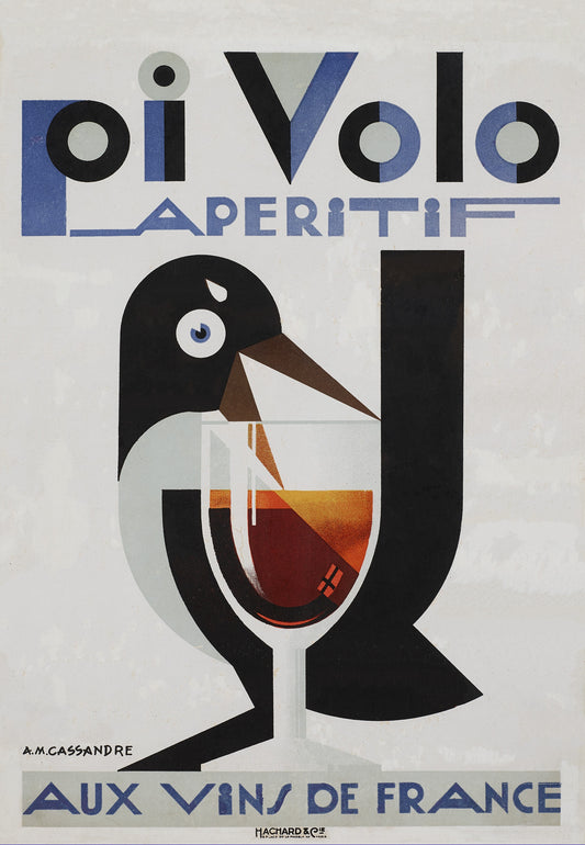 Vermouth PiVolo Apertifs Advertisement Artwork - c1925 by AM Cassandre