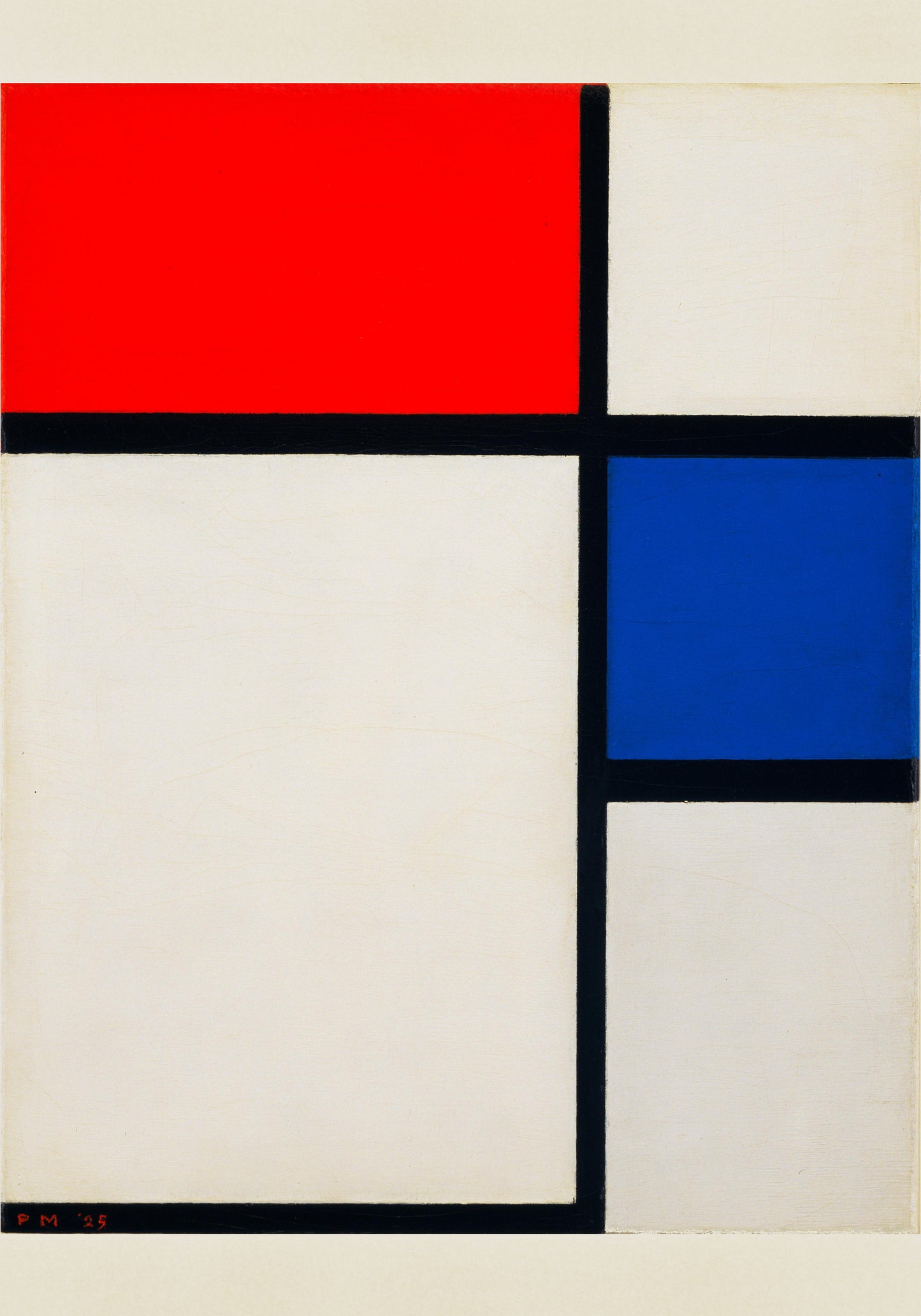 Piet mondrian, Composition c1929 Abstract poster