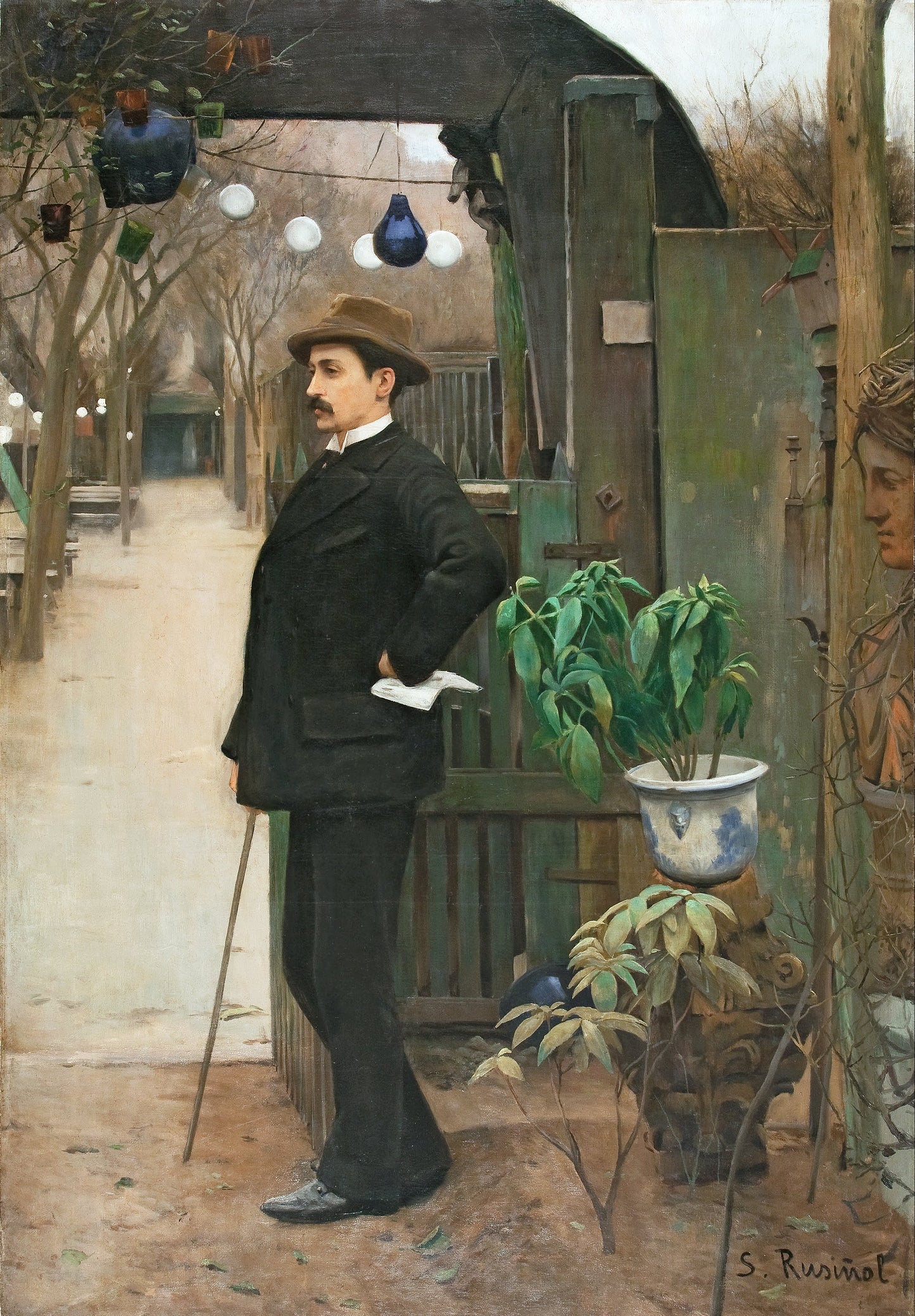 Santiago Rusinol Portrait of Miquel Utrillo c1890-91.