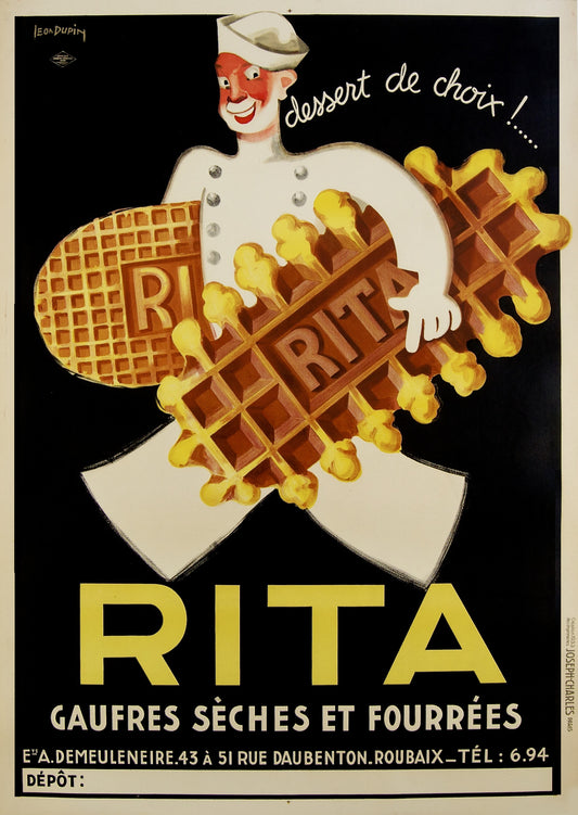 Rita Biscuits c1933 Vintage advertisement