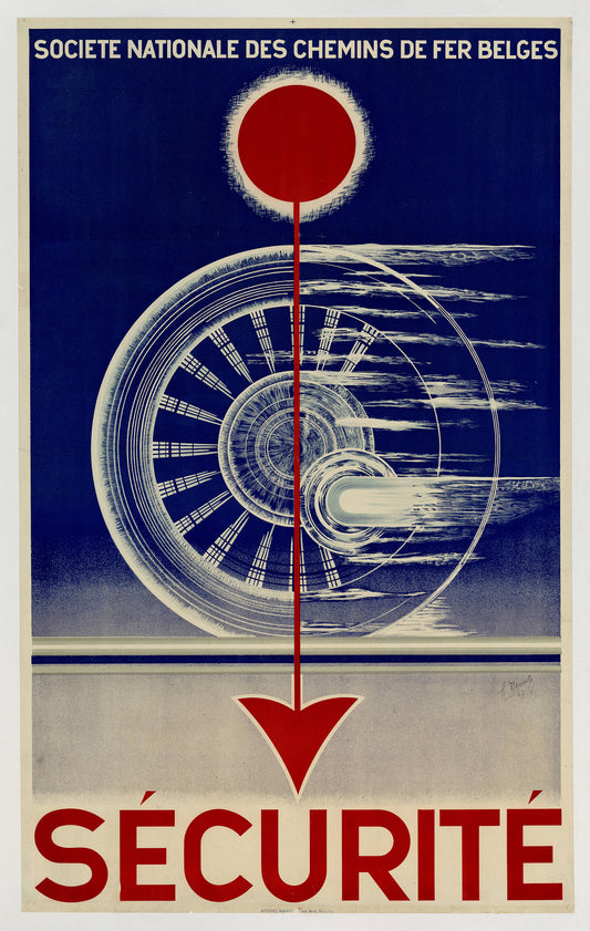 Belgian vintage Travel poster