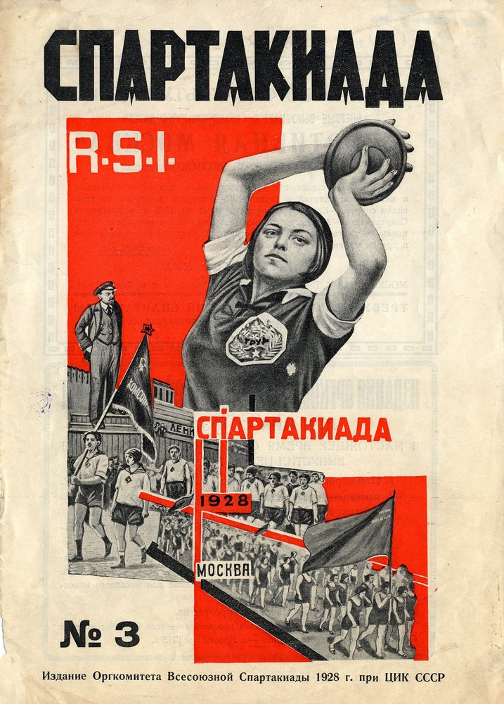 Vintage poster - Spartakiada by Gustav Klucis cI928