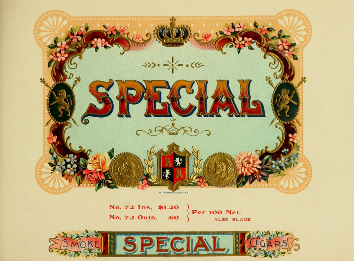 Special Cigars | Vintage Advertising Poster