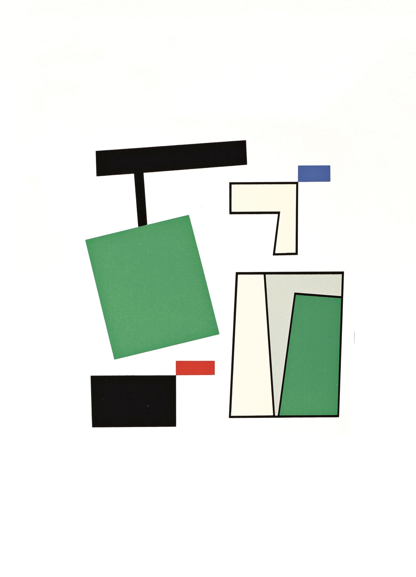 Sophie Taueber - Bauhaus poster, Untitled c1920s